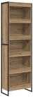 vidaXL B&uuml;cherregal B&uuml;cherregal 60 x 30 x 189,5 cm Holzwerkstoff, 1-tlg.