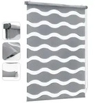 Doppelrollo Doppelrollo Wellen Duo-Rollo Klemmfix ohne Bohren Doppelrollo Welle,