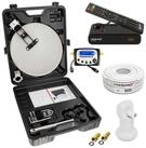 PremiumX Camping SAT Anlage Receiver SatFinder Single LNB 10m Kabel Stecker
