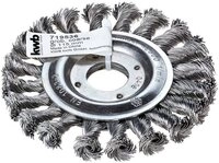 kwb Schleifaufsatz AGGRESSO-FLEX&reg; Scheibenb&uuml;rsten, gezopfter HSS-Stahldraht...