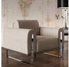Selsey Sessel PARISSA, Loungesessel mit Komfortpolsterung und Metallgestell
