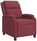 vidaXL Sessel Liegesessel Weinrot Stoff (1-St)