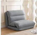 HOMCOM Bodenkissen 3 in 1 Schlafsessel klappbar Schlafsofa mit Bettfunktion,...