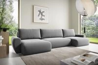 Fun M&ouml;bel Wohnlandschaft Schlafsofa GALAN Cordstoff Poso, inkl. 3 x...
