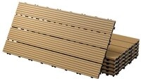 ECD Germany Terrassendielen WPC Bodenplatte Terrassenfliesen Fliesen mit...