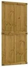 vidaXL Zimmert&uuml;r 100 x 210 cm Scheunent&uuml;r Corona Honigbraun 100x210 cm...