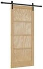 vidaXL Zimmert&uuml;r 86 x 198,5 cm Schiebet&uuml;r Natur 86x198,5 cm Massives...