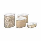 Mepal Vorratsdose Modula Vorratsdosen 4er Set, Kunststoff, (4-tlg) wei&szlig;
