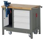 Stier Werkbank STIER Werkbank Premium mit abs. Fahrgestell