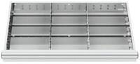 Stier Kleinteilemagazin STIER Schubladeneinteilung Metalleinteilung BLH 75 mm