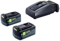 FESTOOL 18V 2xHP5,0/TCL6 Energie Set 18 V 2x HighPower Akku 5,0 Ah Akkupacks