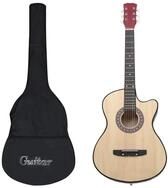 vidaXL Akustikgitarre 38quot 12-tlg Western Akustik Cutaway Gitarren-Set mit 6...