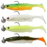 Savage Gear Kunstk&ouml;der Savage Gear Fat Minnow T-Tail RTF - 4 montierte Gummifische