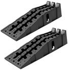 TRUTZHOLM Auffahrrampe mit &Uuml;berfahrstopper 2x Traglast 5 t Kunststoff 90 x 30...