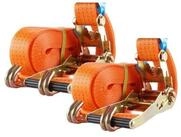 TRUTZHOLM Spanngurt 2x Profi Ratschen Zurrgurt 2-tlg 8m 4t 4to 4000kg T&Uuml;V/GS...