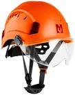 Mustbau Schutzhelm EN397 Schutzhelme mit Schwei&szlig;band und Visier, 53 bis 63cm