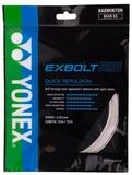 Yonex Badmintonsaite Exbolt 65 (Kontrolle) weiss 10m Set, Saitendicke: 0.65