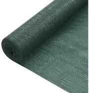 vidaXL Balkonsichtschutz Zaunblende Gr&uuml;n 1,5x10 m HDPE 75 g/m&sup2;