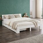 Homestyle4u Holzbett 90x200 140x200 160x200 180x200 Bettkasten Lattenrost Natur...