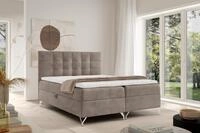 Fun M&ouml;bel Boxbett Schlafzimmerbett MERSIN PREMIUM in Strukturstoff Coral (inkl.