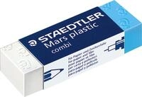 STAEDTLER Radiergummi Radierer Mars plastic combi 65x13x23mm wei&szlig;/blau Packung mit