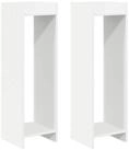 vidaXL Blumenst&auml;nder Pflanzenst&auml;nder 2 Stk. Wei&szlig; 30 x 30 x 100 cm...