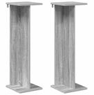 vidaXL Blumenst&auml;nder Pflanzenst&auml;nder 2 Stk. Sonoma-Grau 25 x 25,5 x 80,5 cm...