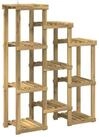vidaXL Pflanzentreppe 85 x 30 x 114,5 cm Pflanzenst&auml;nder Wei&szlig; 85x30x114,5 cm