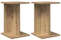 vidaXL Blumenst&auml;nder Pflanzenst&auml;nder 2 Stk. Artisan-Eiche 25 x 25,5 x 40,5 cm...