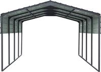WESTMANN Einzelcarport Kopenhagen M Grau, BxT: 366x596 cm, 211 cm...