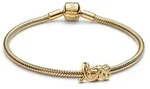 Pandora Armband 21541, Geschenkset Damen Handgeschriebene Liebe Goldfarben