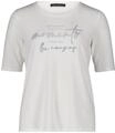 Rundhalsshirt BETTY BARCLAY "Basic Shirt kurzarm", Damen, Gr. 36, beige (patch...
