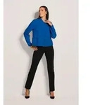 MADELEINE Kurzblazer Wollblazer mit Klappkragen und Pattentaschen Modischer