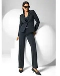 MADELEINE Kurzblazer Jersey-Blazer in modischer Kurzform Taillierter Blazer mit