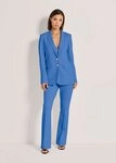 MADELEINE Kurzblazer Floraler Jersey-Blazer in langer Form Florales Design,