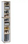 Schuhregal VCM "Holz Regal Schuhschrank Schuhregal Salia B30", wei&szlig;, Regale,