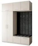 Masseno Garderobenschrank REMA 180 x 240 cm Garderoben-Set mit 2 T&uuml;ren...