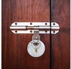 vidaXL Diskussschloss, Diskusschl&ouml;sser mit Schl&uuml;sseln 2 pcs Silber 6 x 2,3 x...