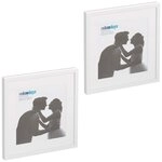 relaxdays Bilderrahmen-Set Bilderrahmen 38,5 x 38,5 cm 2er Set, f&uuml;r 2 Bilder...