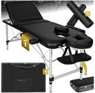 tectake Massageliege 3-Zonen-Massagetisch-Set, Ma&szlig;e: 210 x 95 x 89 cm,...