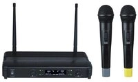 HQ POWER Mikrofon Das MICW81 ist ein doppeltes UHF-System mit zwei tragbaren