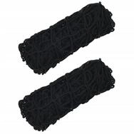 vidaXL Heunetz, Heunetze 2 Stk. Rechteckig Schwarz 90x60 cm PP