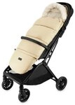 MoMi Fu&szlig;sack SARDI 2in1 Fu&szlig;sack Beige f&uuml;r Kinderwagen, Buggy & Schlitten