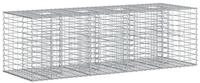 vidaXL Gartenzaun Gabionen-Hochbeet 180 x 60 x 55 cm Verzinkter Stahl Silber,...