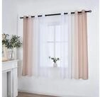 Gardinenbox Gardine (2 St), &Ouml;sen, transparent, Voile, Farbverlauf Vertikal