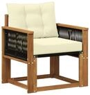 vidaXL Sofaelement Outdoor Mittelsofa Massivholz Natur (1 St)