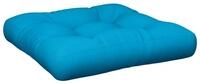 vidaXL Sitzauflage Palettenkissen Blau 60x60x12 cm Stoff, (1 St)