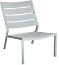 Brafab Gartensessel Delia aus Aluminium, Hellgrau, Der Sessel ist stapelbar