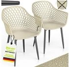 tillvex Gartentisch tillvex&reg; Movo Gartenst&uuml;hle mit Metallf&uuml;&szlig;en...