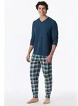 Schiesser Schlafanzug Casual Essentials (2 tlg) mit bequemen B&uuml;ndchen